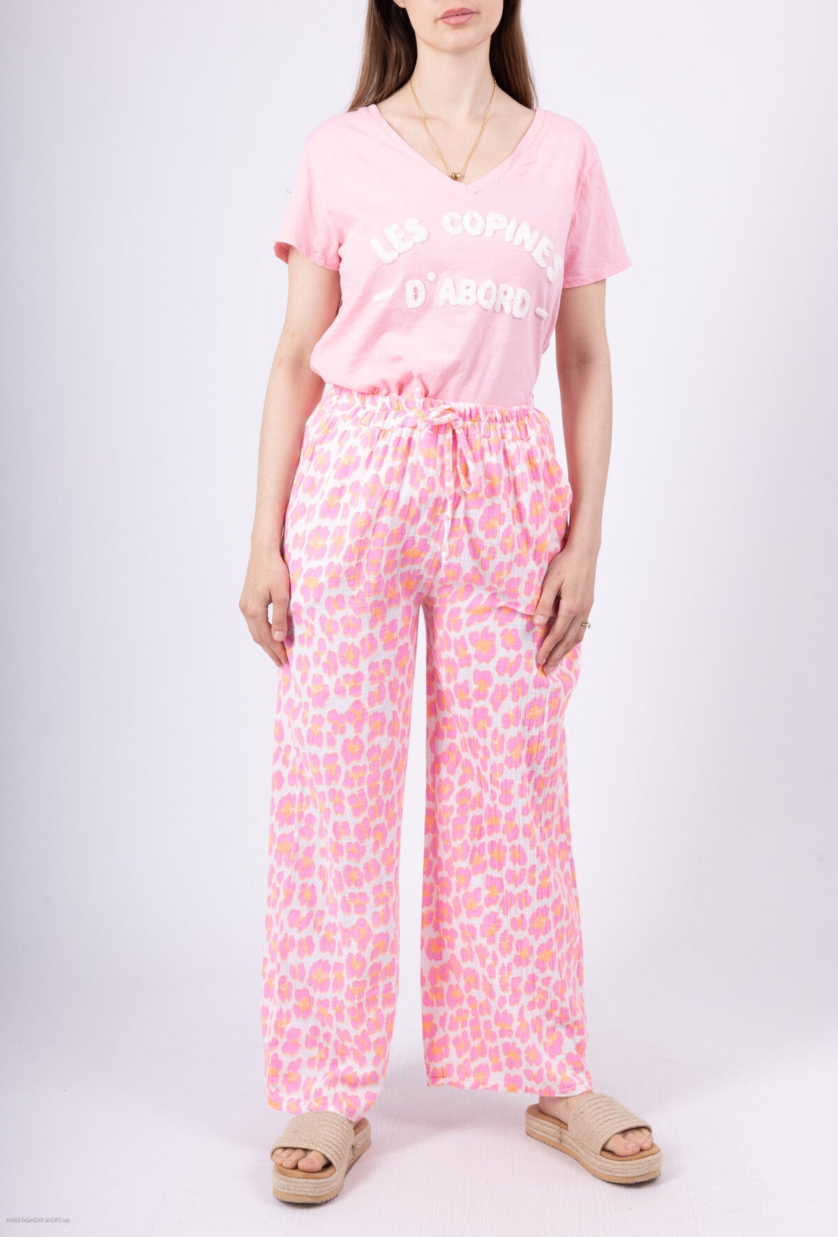 PANTALON LÉOPARD