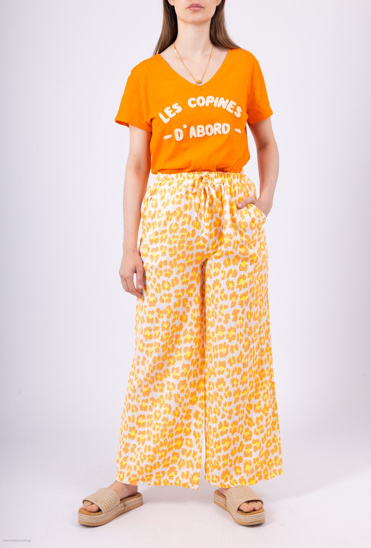PANTALON LÉOPARD