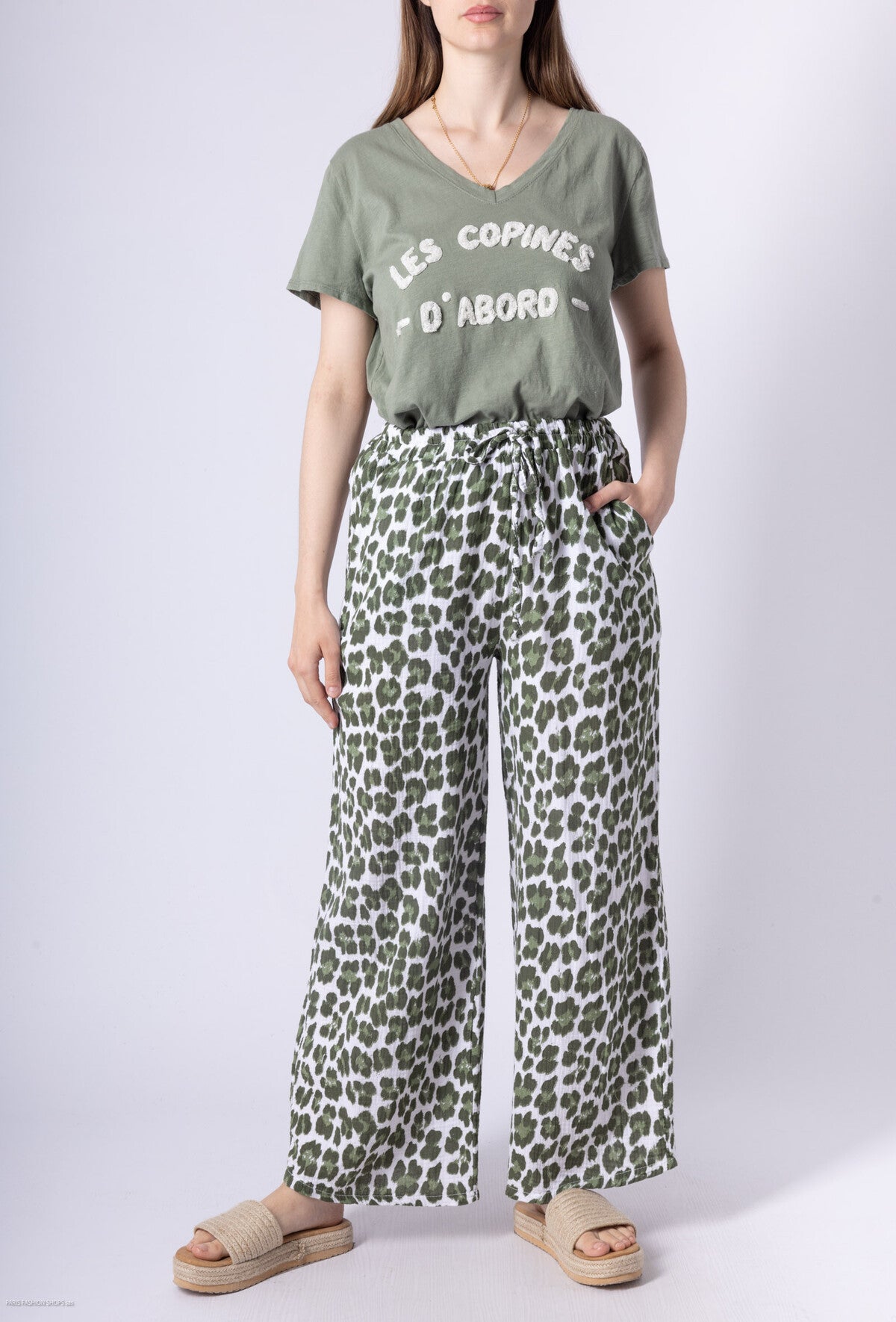 PANTALON LÉOPARD