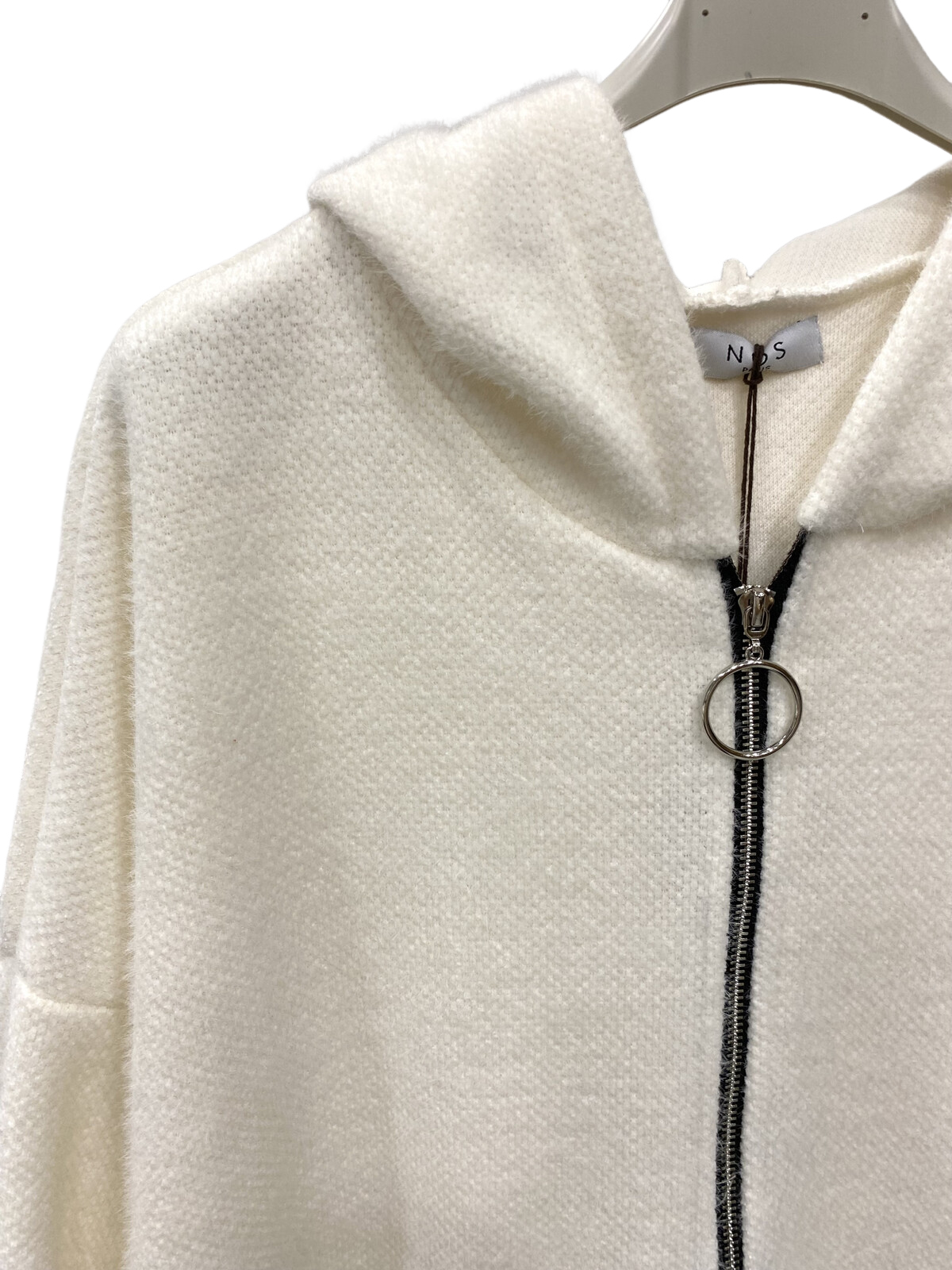 VESTE VELOURS A CAPUCHE